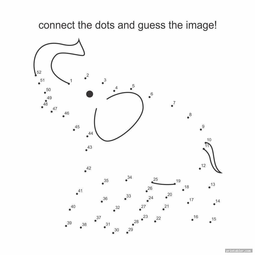 connect the dots easy printable hidden pictures highlights
