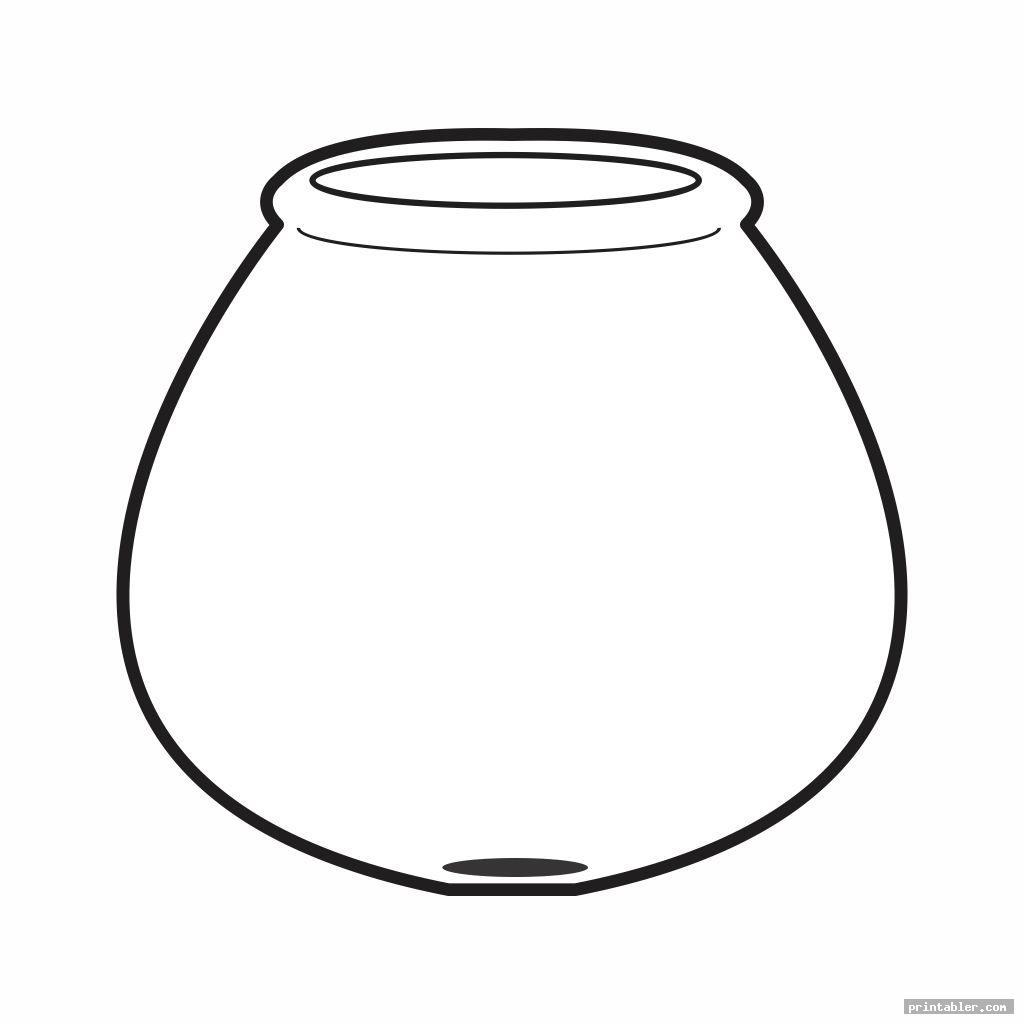 Fish Bowl Template Printable