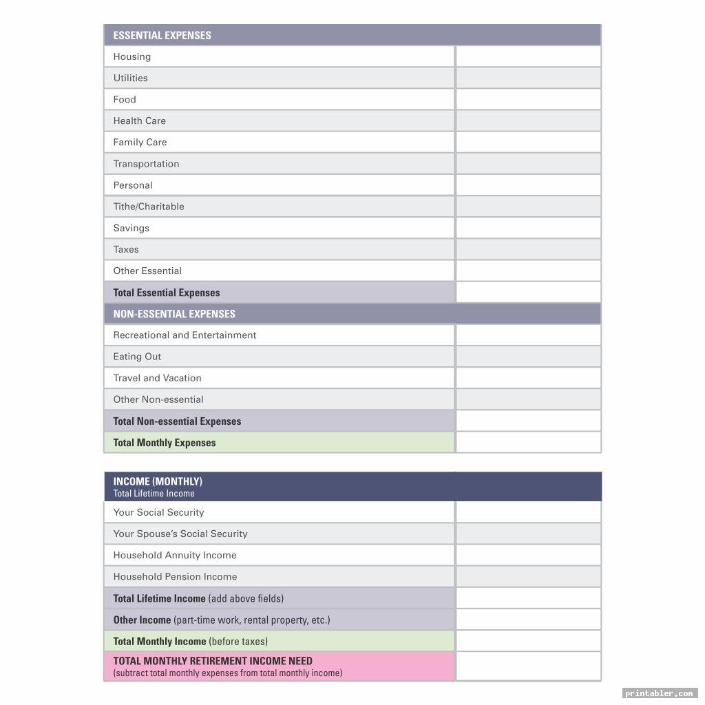 Printable Dave Ramsey Budget Worksheets