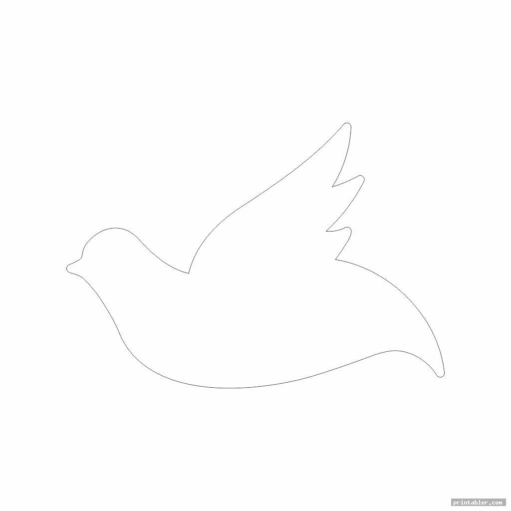 cool printable dove template