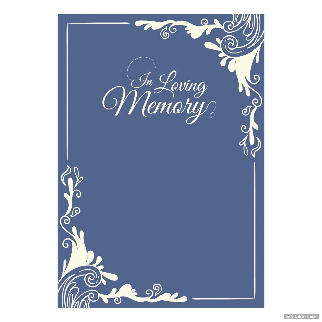 Printable Memorial Prayer Cards