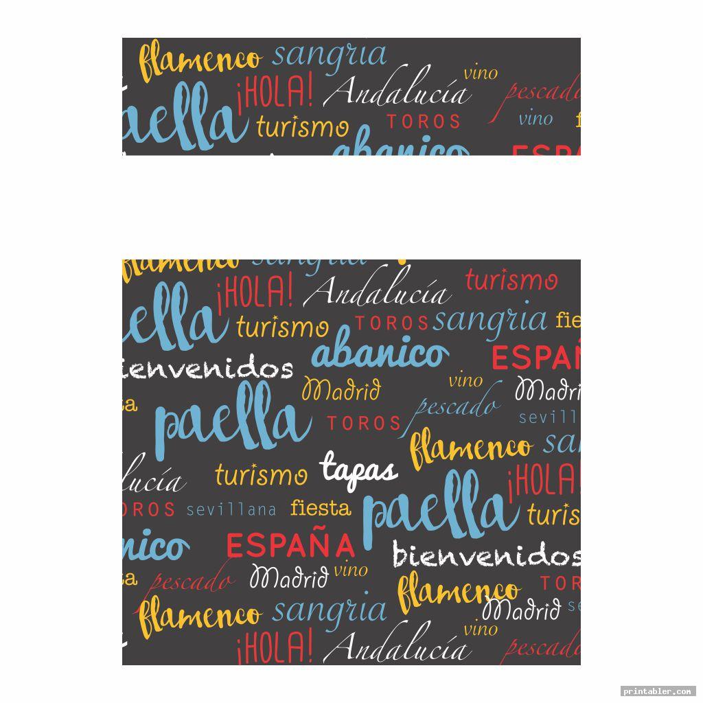 Spanish Printable Binder Covers for Boys