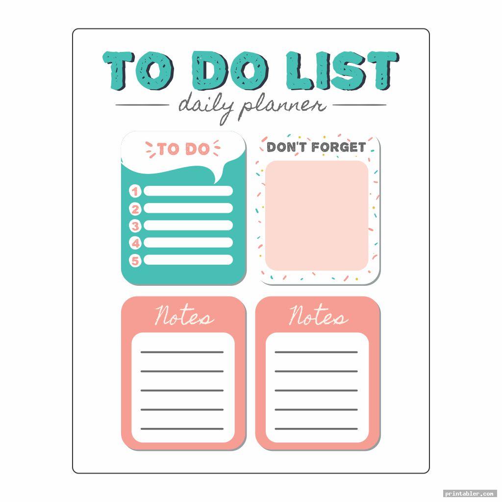 To-Do List Printable Editable Template