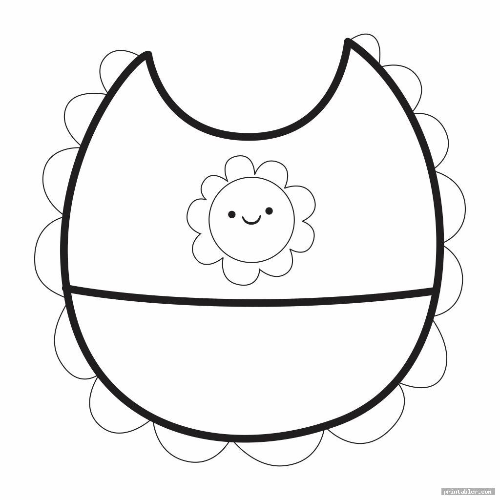 Printable Baby Bib Template