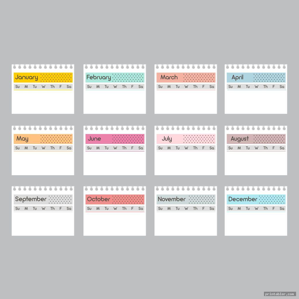 cute printable calendar templates image free