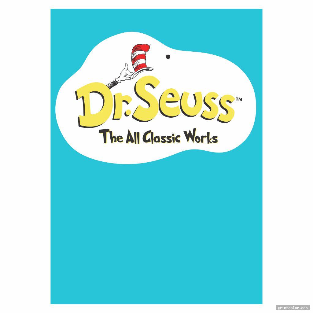 Dr Seuss Book Covers Printables