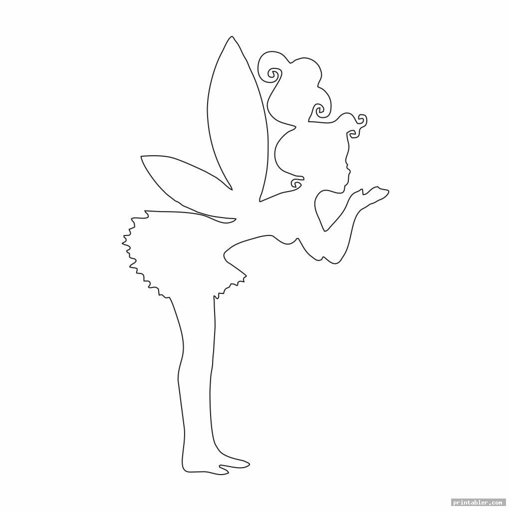 fairy cut out printables template for use