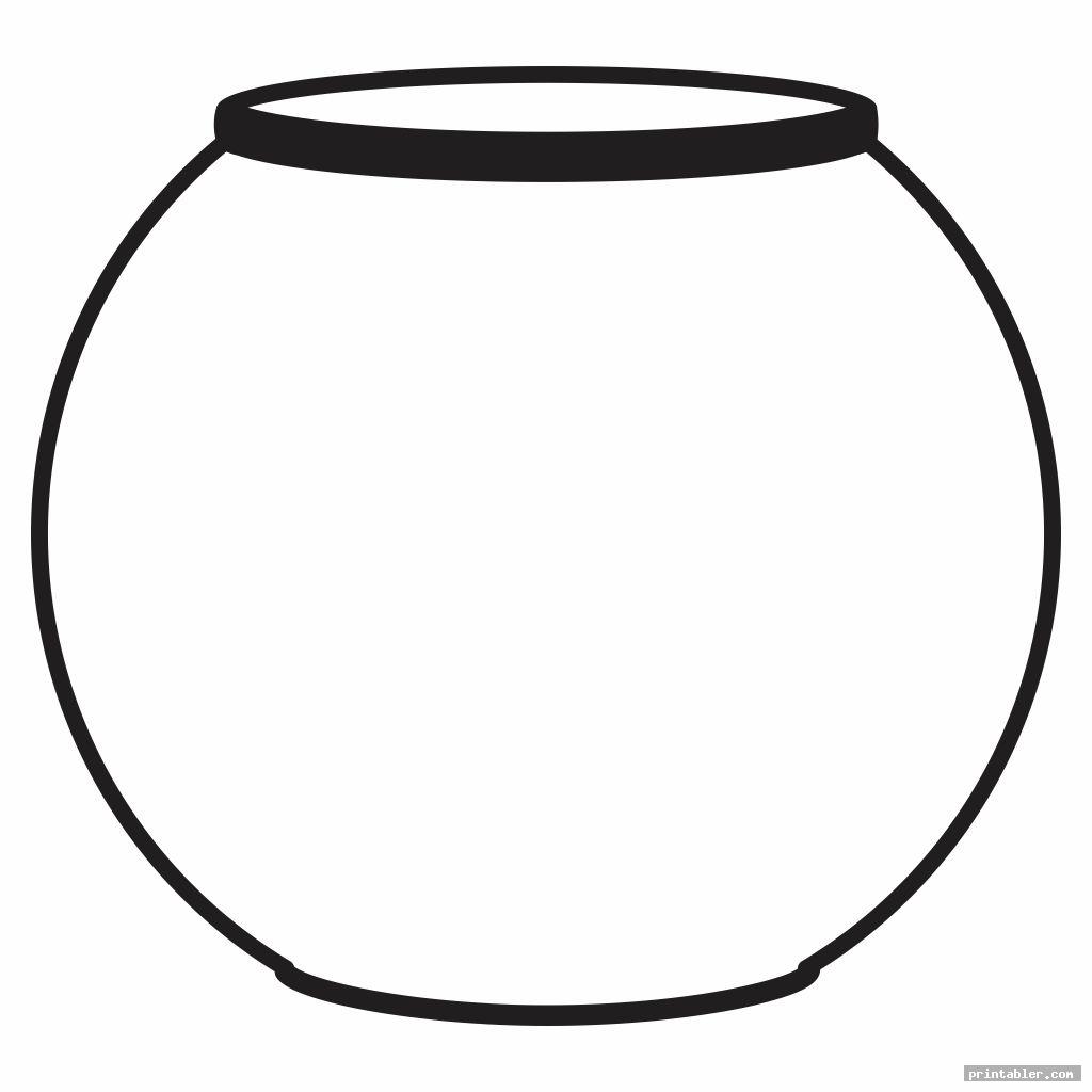 Fish Bowl Template Printable Free