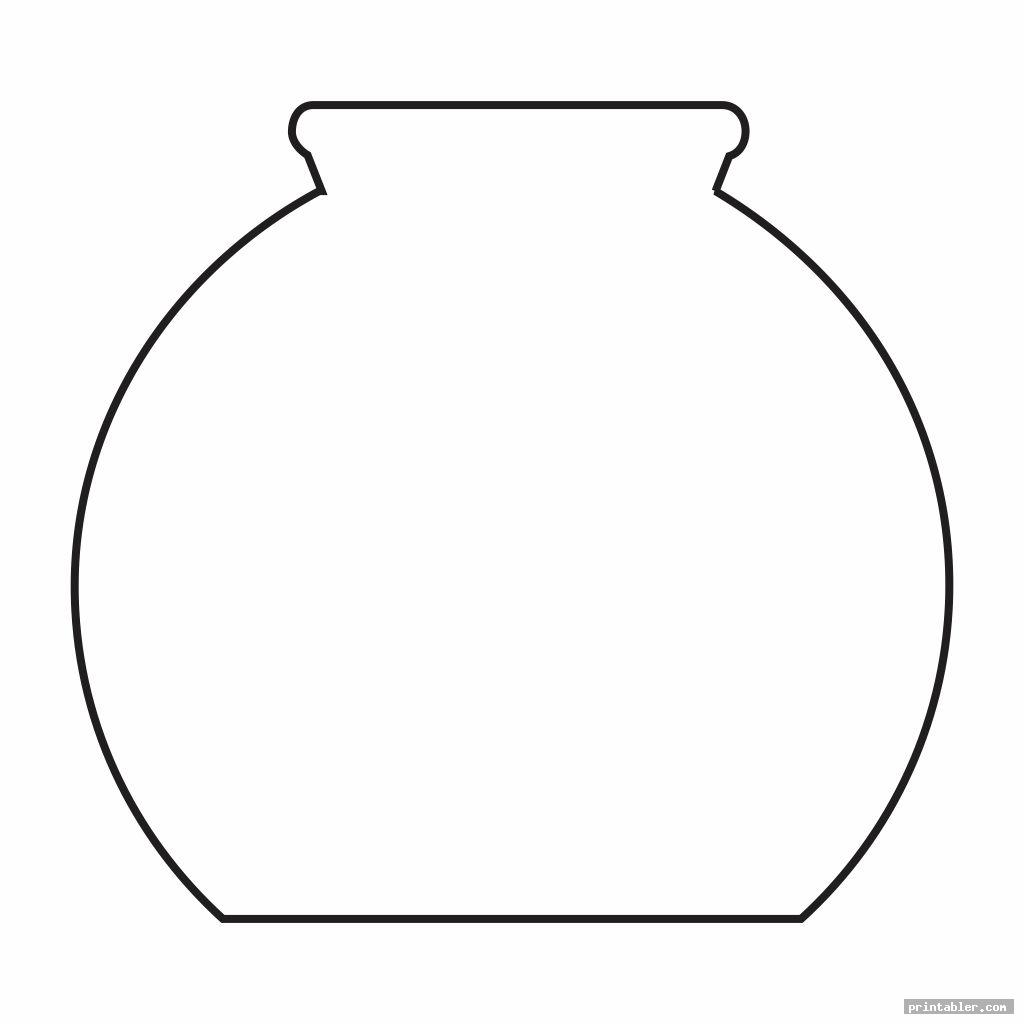 fish bowl template printable template for use