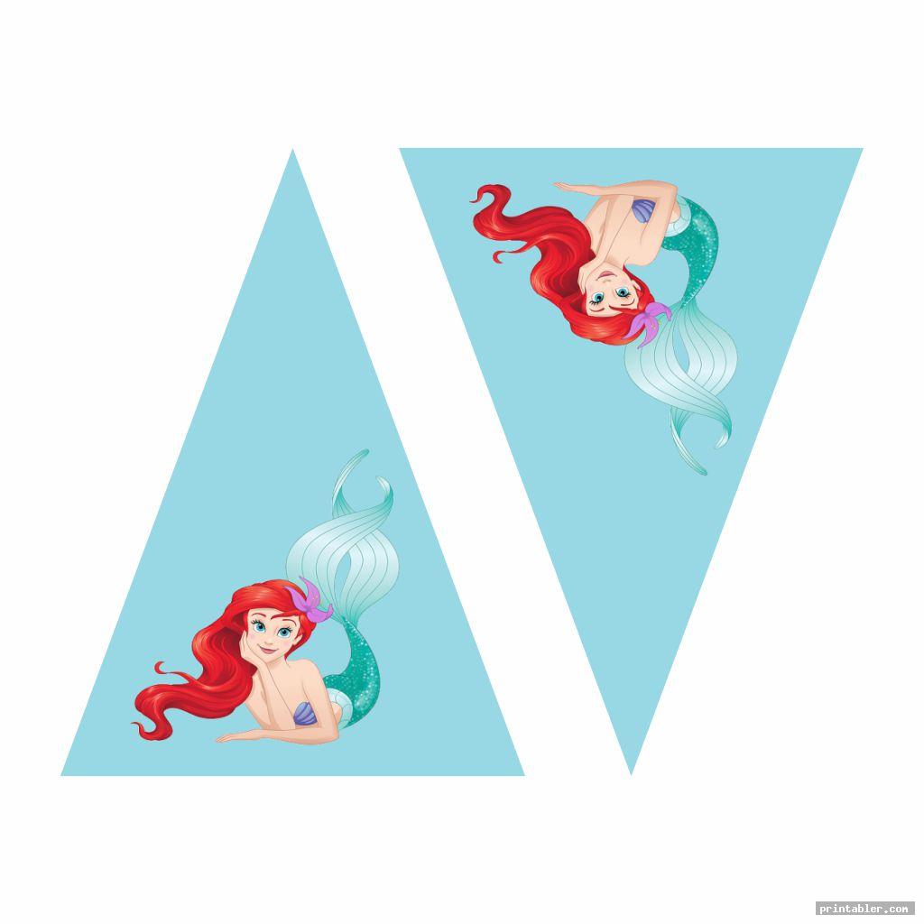 Ariel Birthday Printables