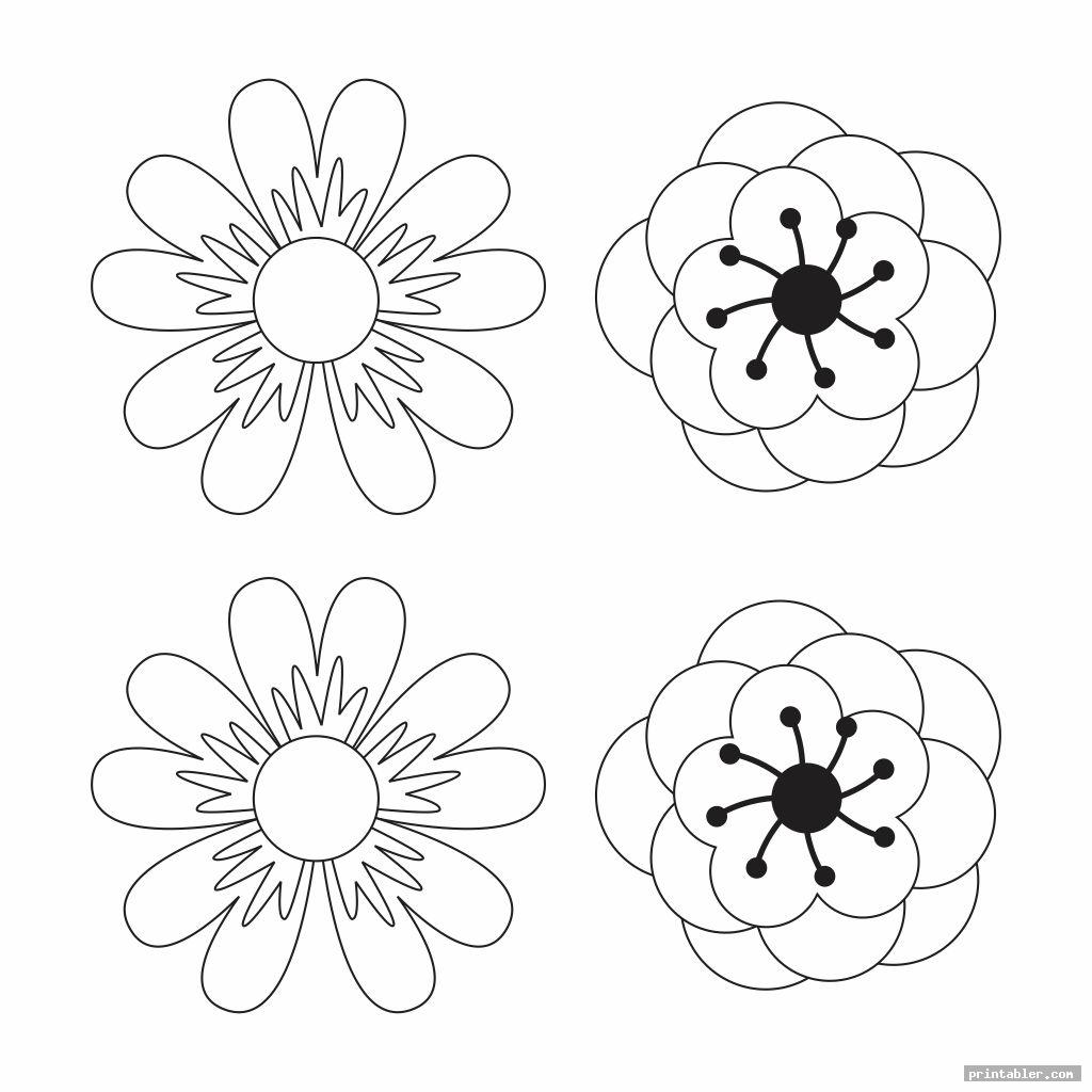 paper flower templates printable image free