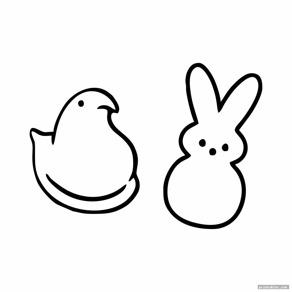 Peeps Printable Template