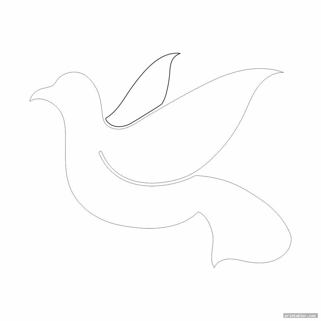 printable dove template for use
