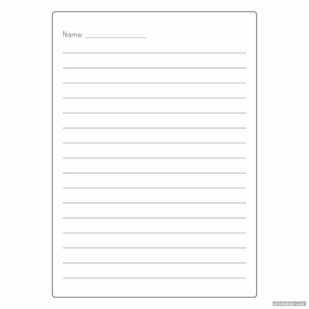 printable handwriting paper template for use