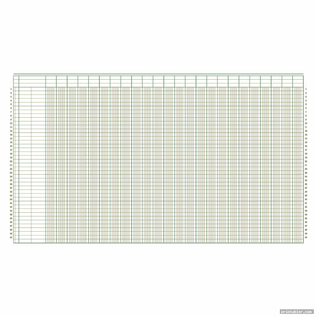 printable ledger paper template for use