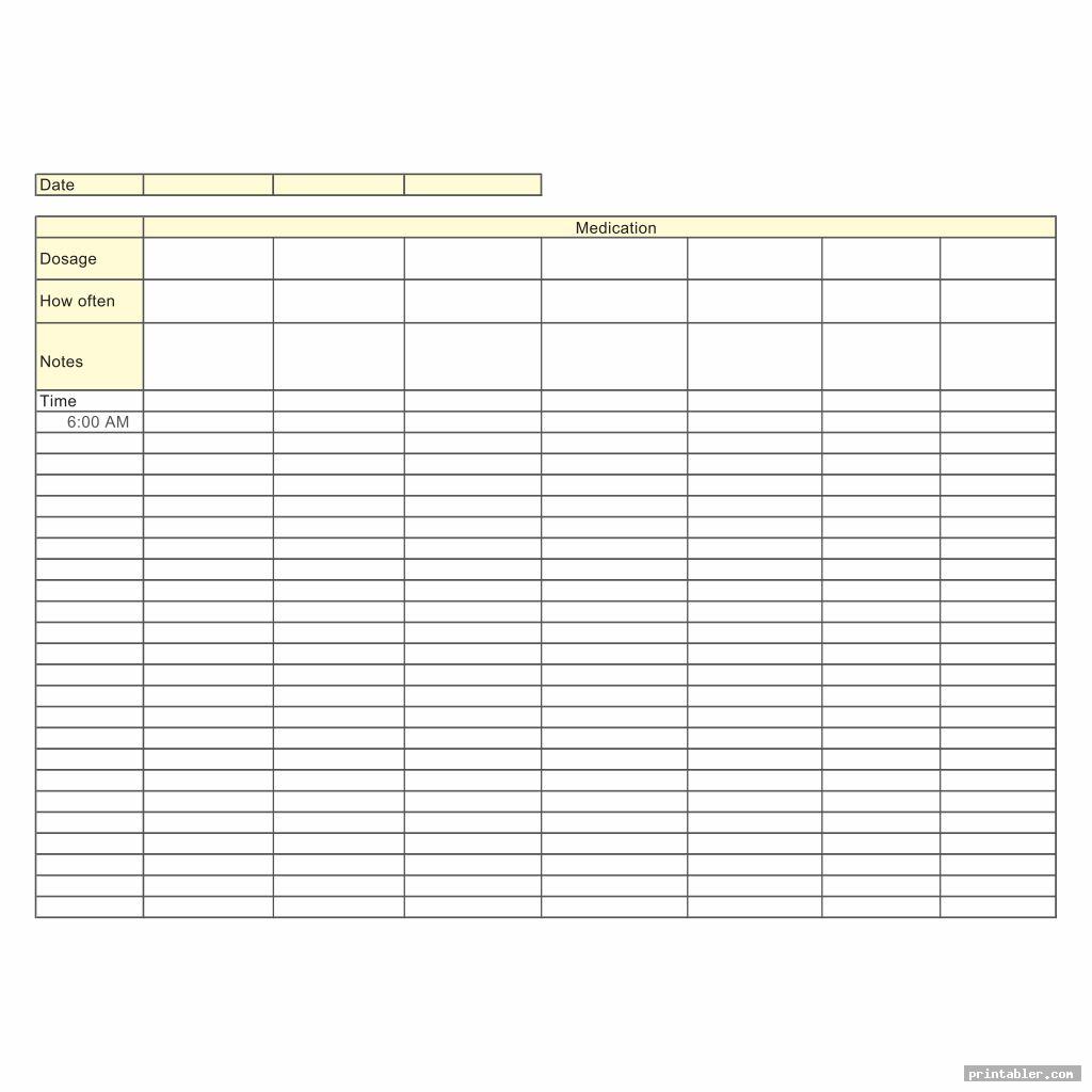 printable medication administration record template image free