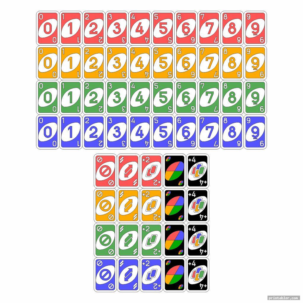 Printable Uno Cards - Printable Templates