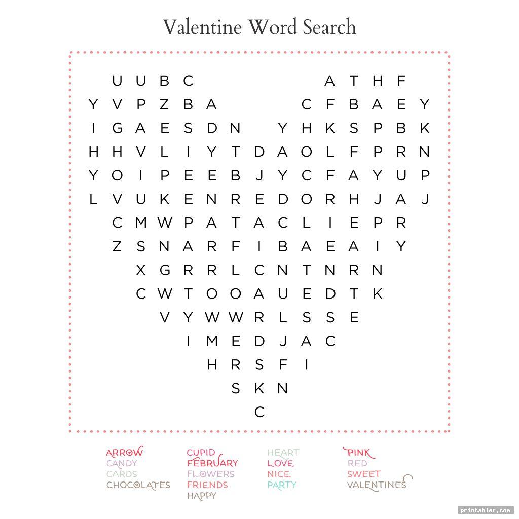 printable valentine s word search pdf template for use