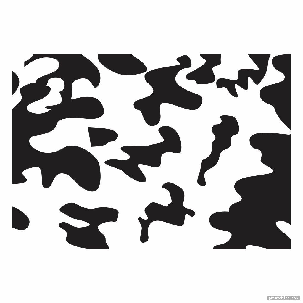 Printable Camo Pattern Stencils