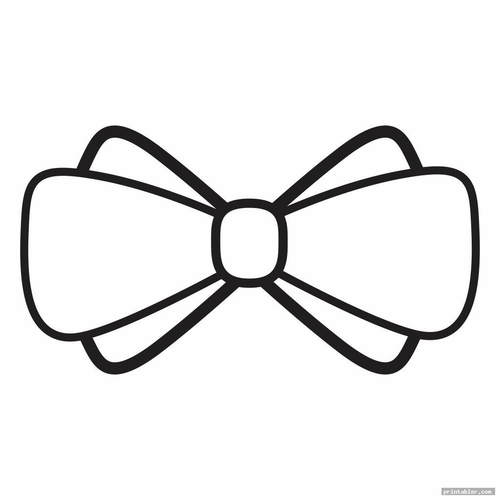 simple cheer bow template printable