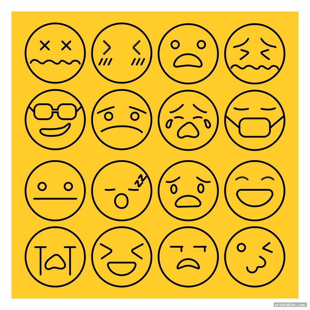 simple feeling printable emotion poster