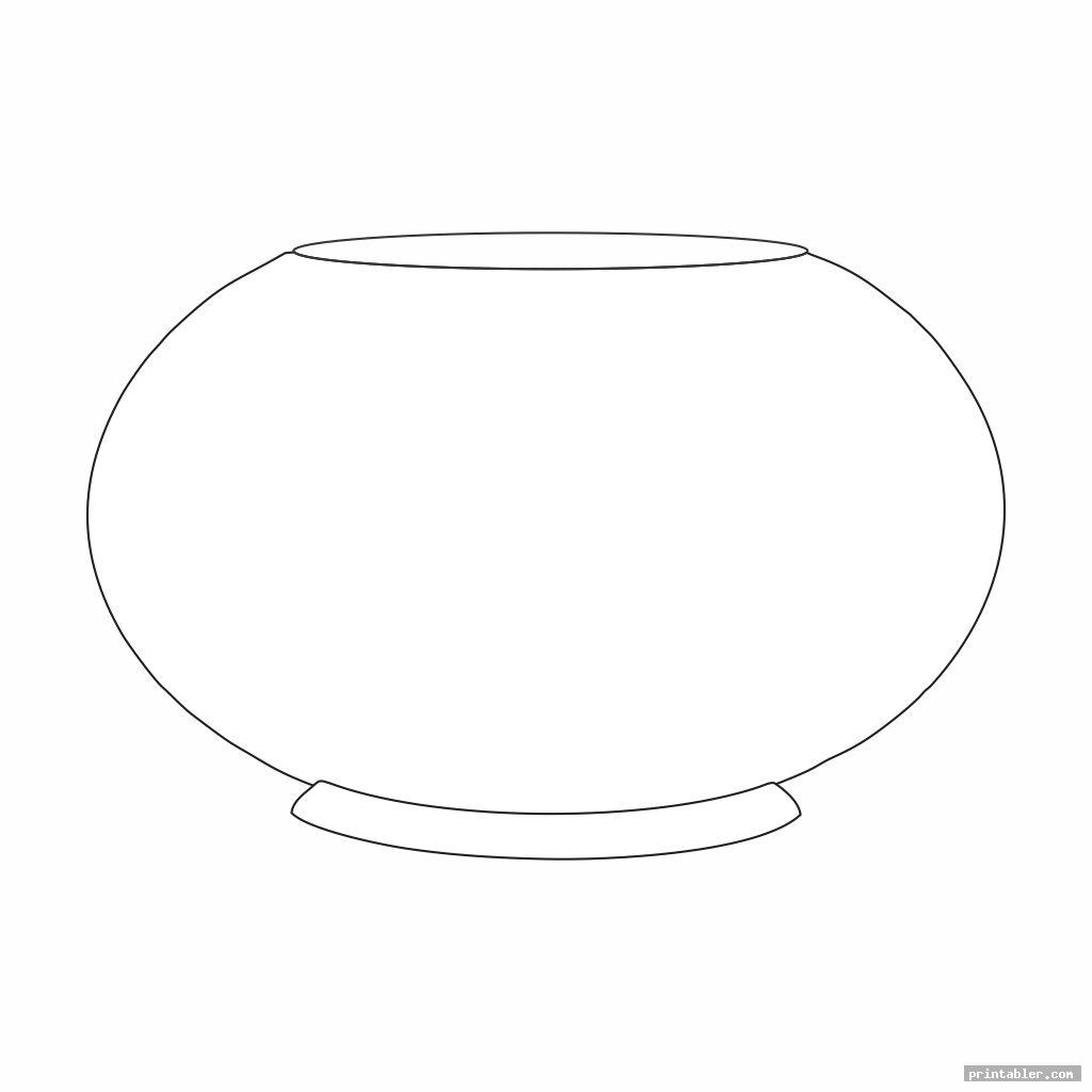 Fish Bowl Template Printable Gridgit