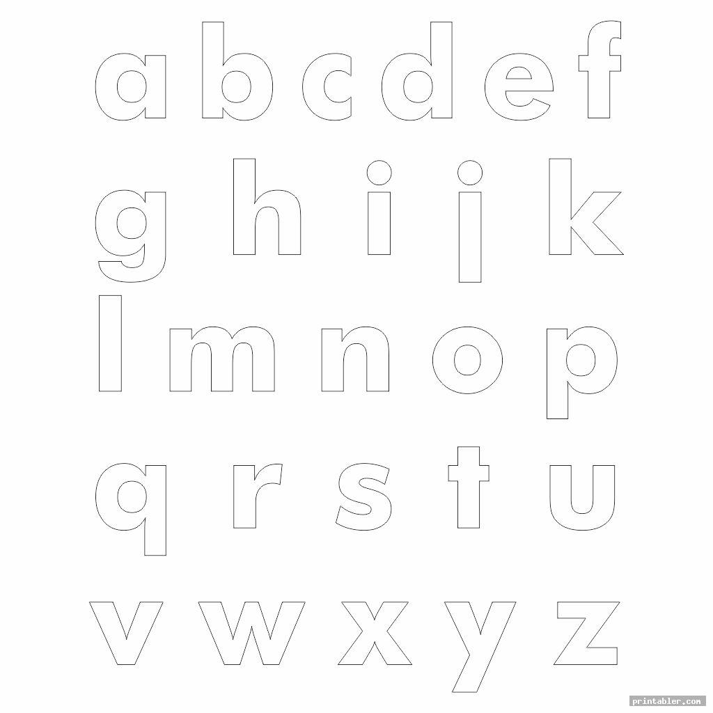 simple printable block letters small medium