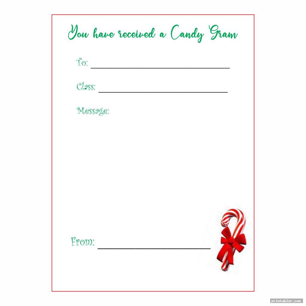 simple printable candy cane gram templates