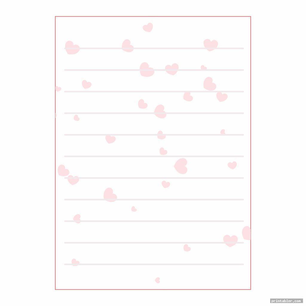 simple printable valentine s day stationary