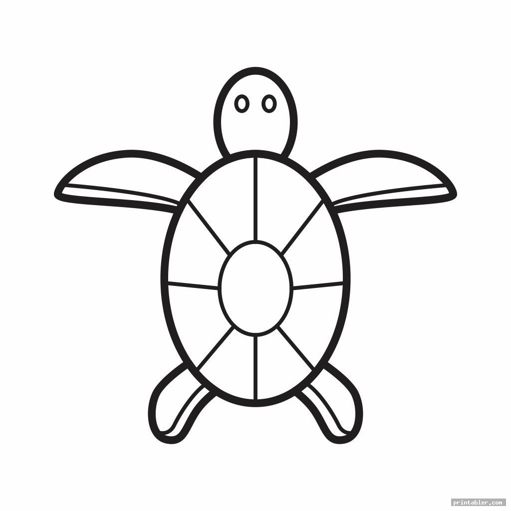 Turtle Template Printable