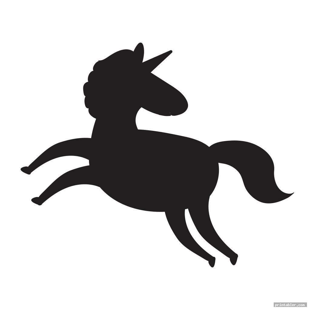 unicorn stencils printable template for use
