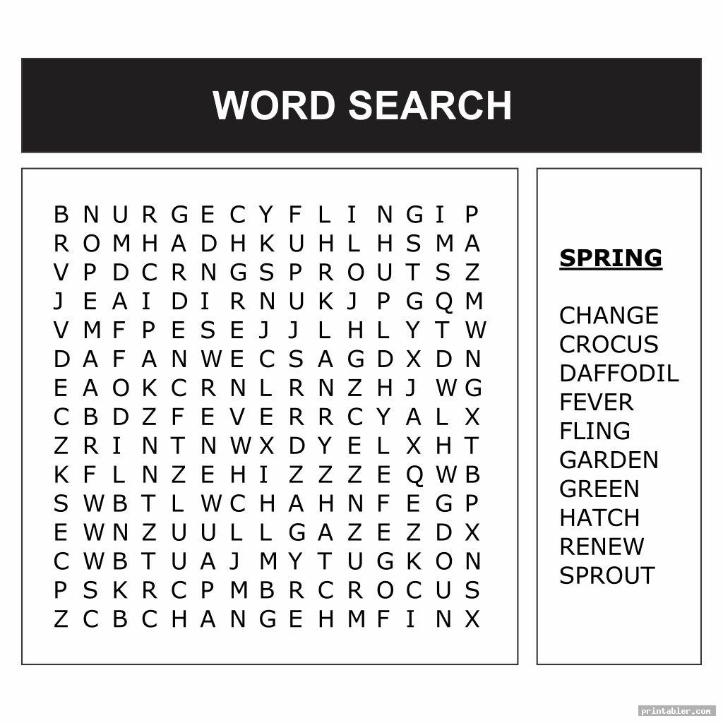 word search printable dementia activities