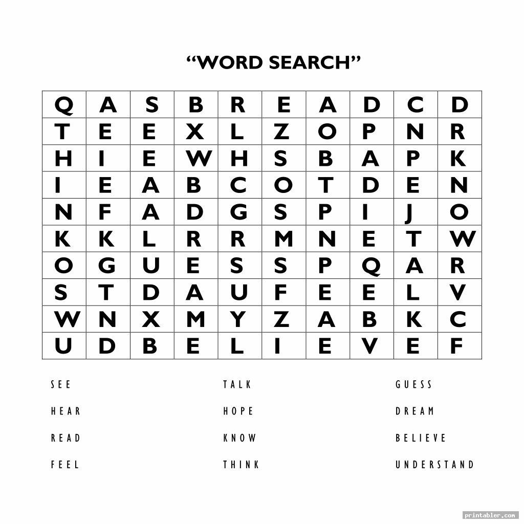 Word Search Free Printable Puzzles For Seniors Winter word search