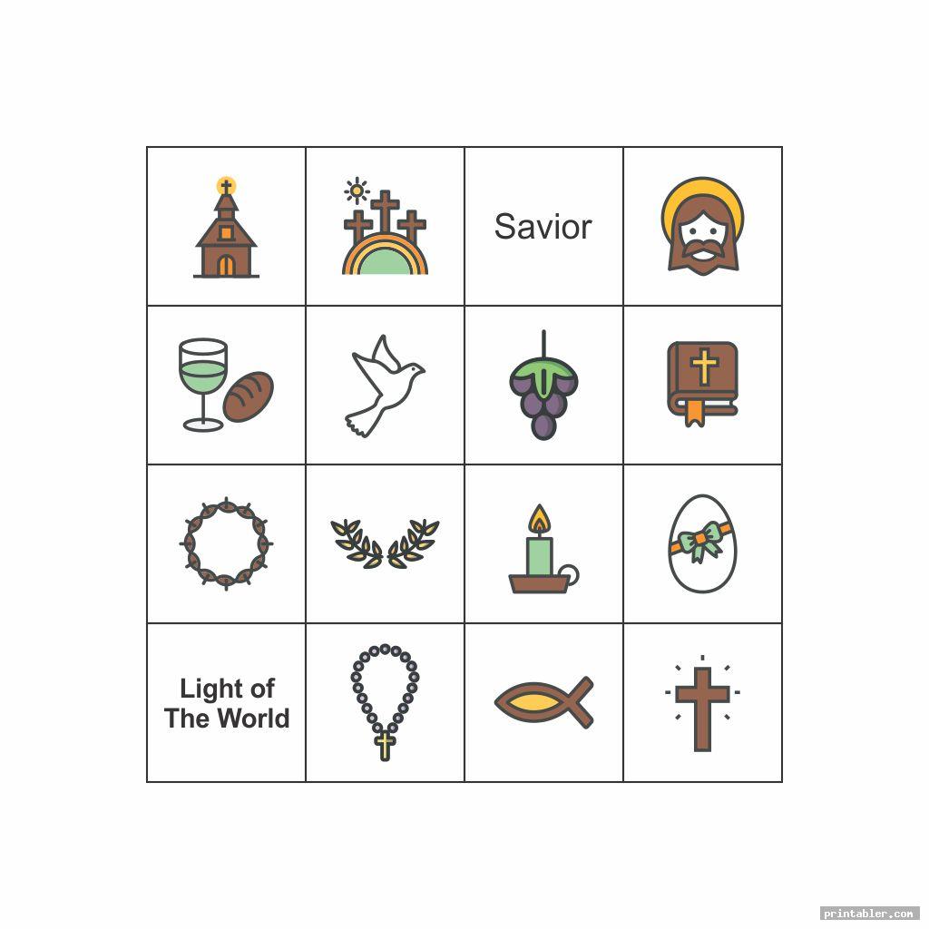 basic nativity bingo printable
