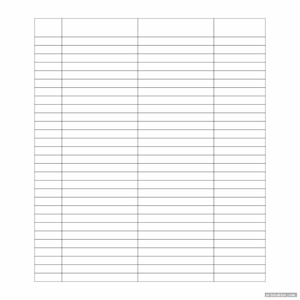 Printable 4 Column Paper Gridgit