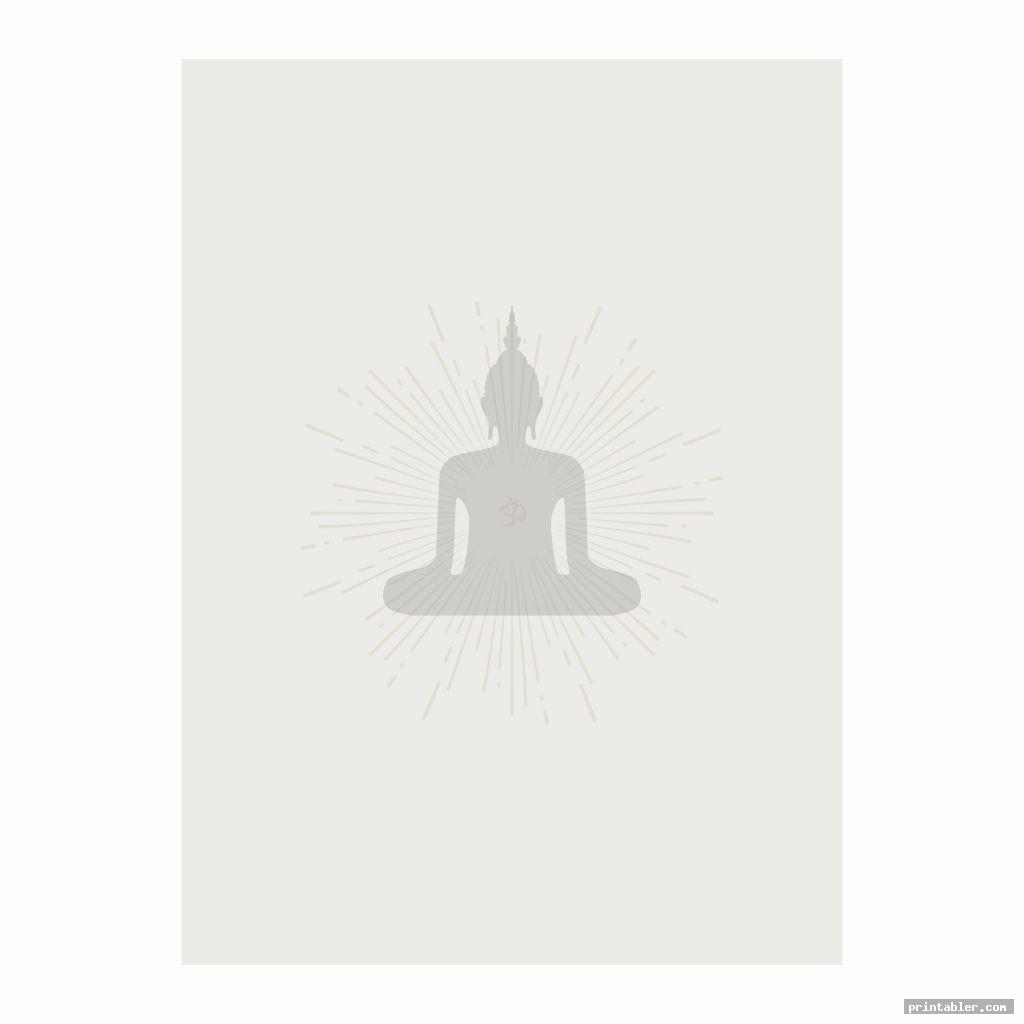 buddhist religious stationery printable