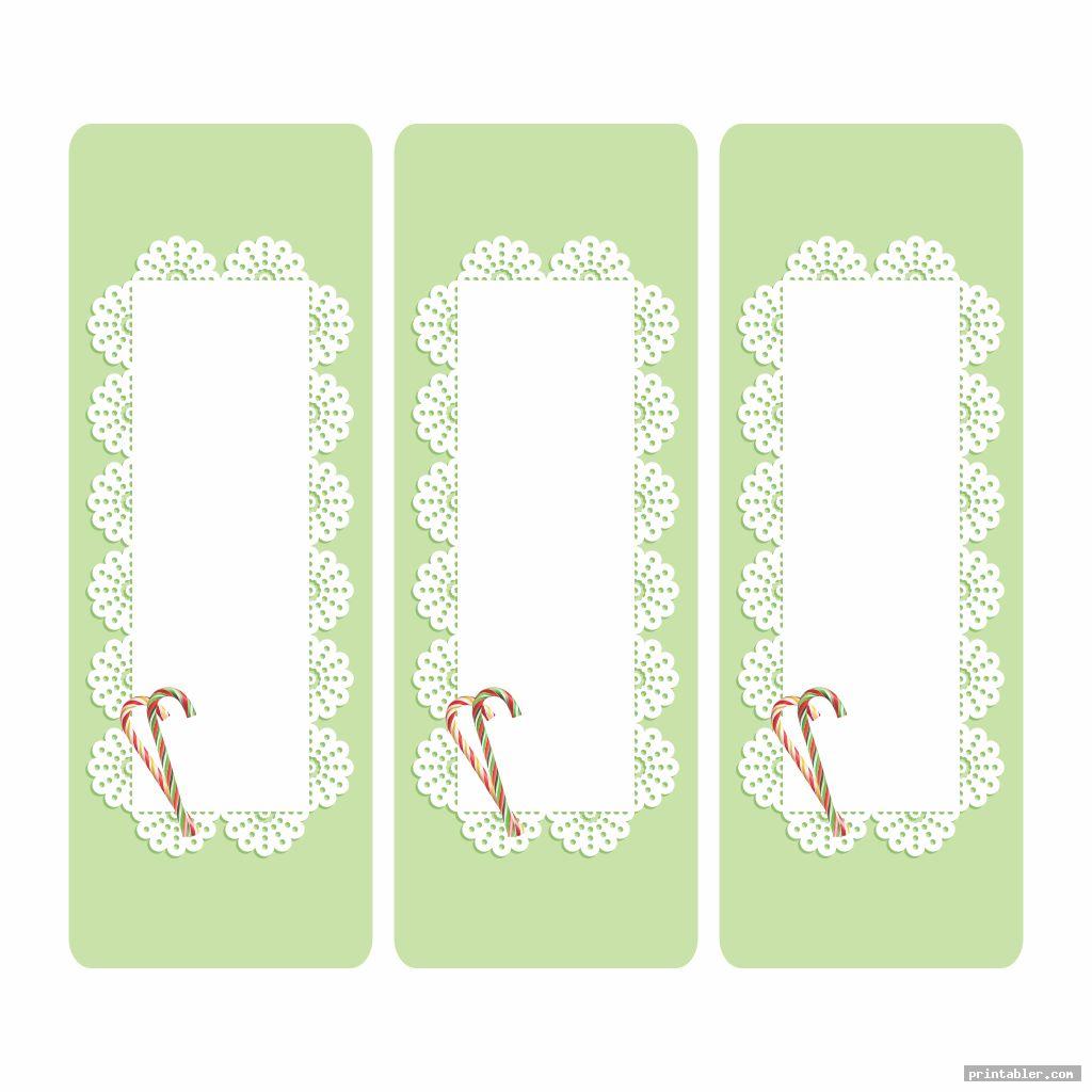 classic legend of the candy cane bookmark printable