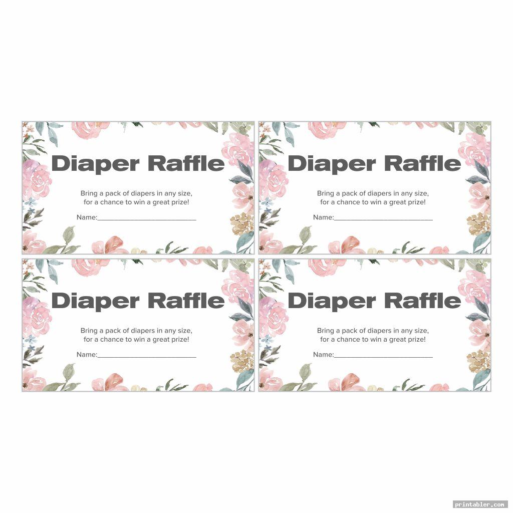 colorful baby shower raffle tickets printable
