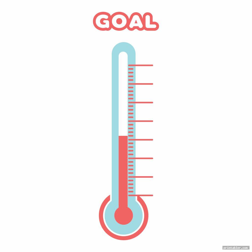 cool debt thermometer template printable