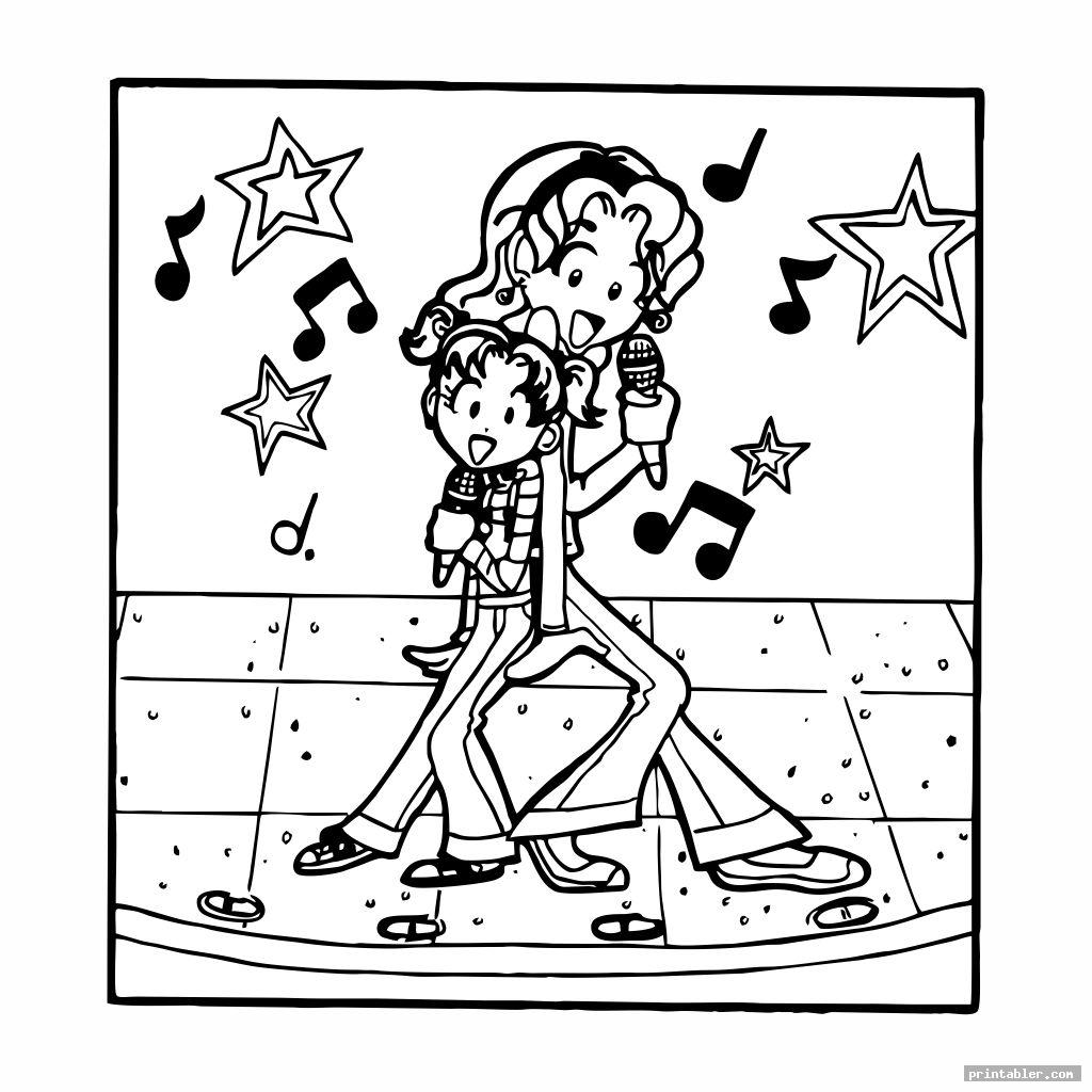 Dork Diaries Coloring Pages Printable