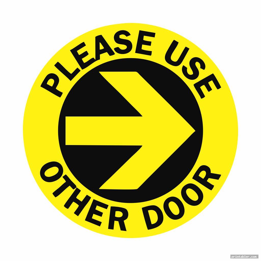 cool please use other door sign printable