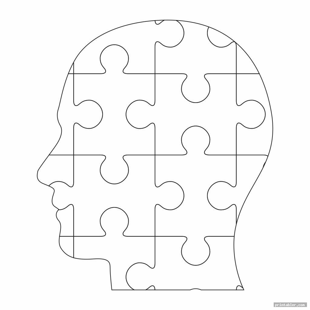 cool puzzle pieces coloring pages printable