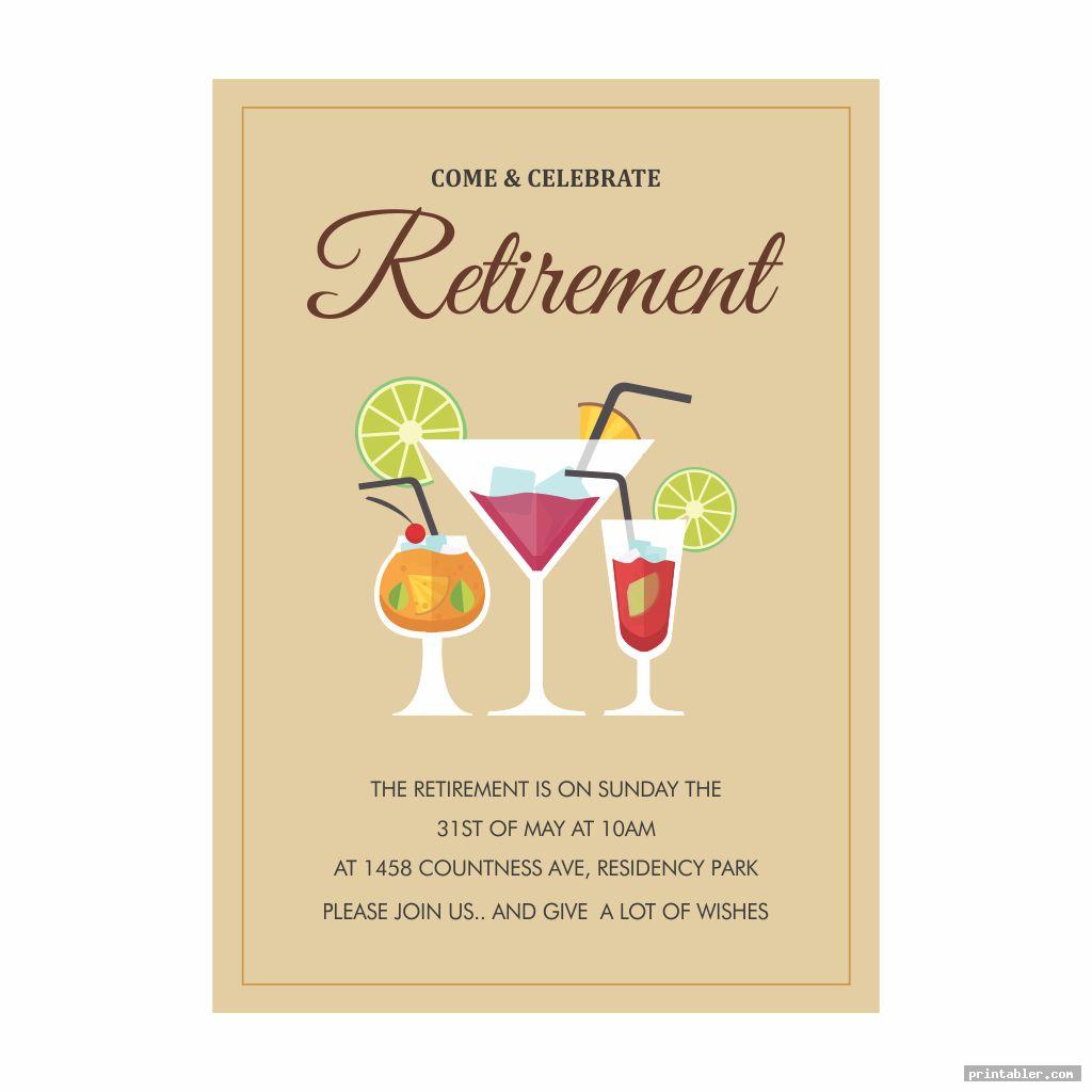 Retirement Flyer Printable - Template and Designs