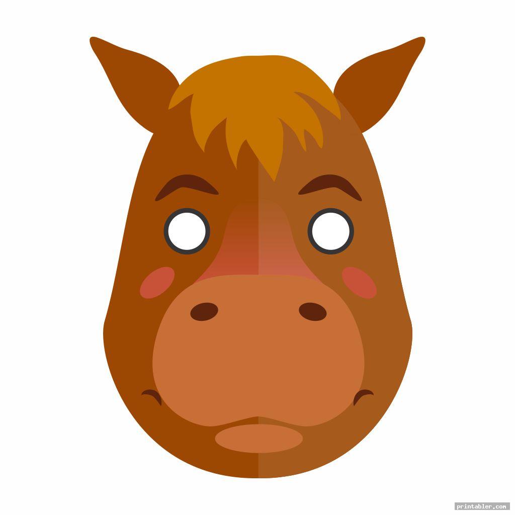 Cool Horse Mask Printable