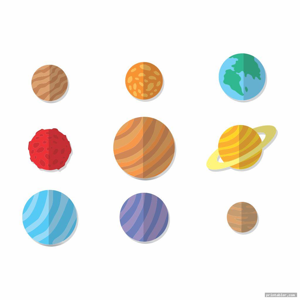 planets cutouts printable image free