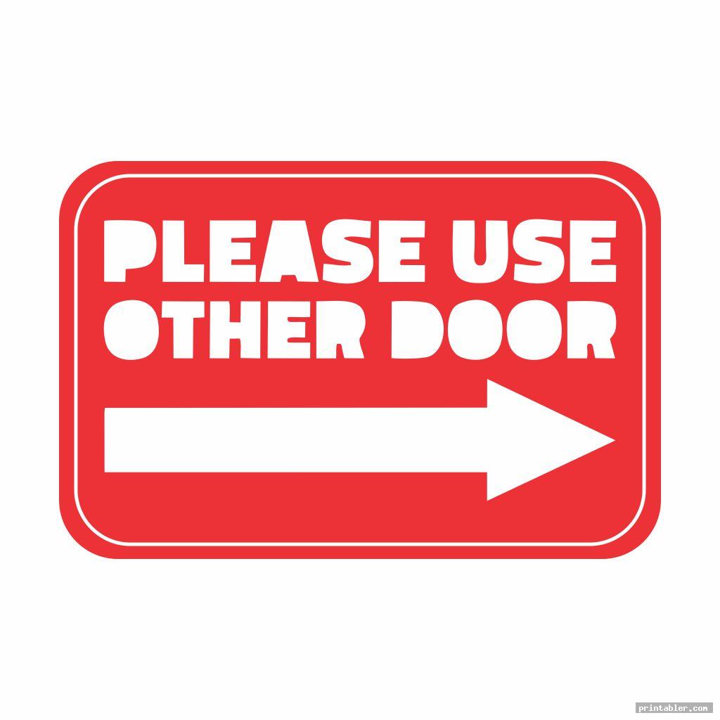 please use other door sign printable image free