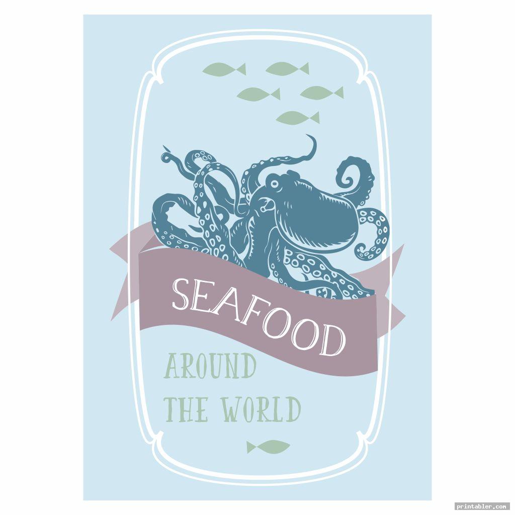 seafood cookbook covers printable