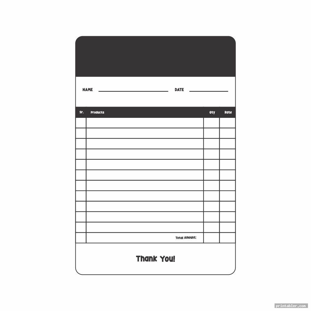 Waitress order pad -  Canada