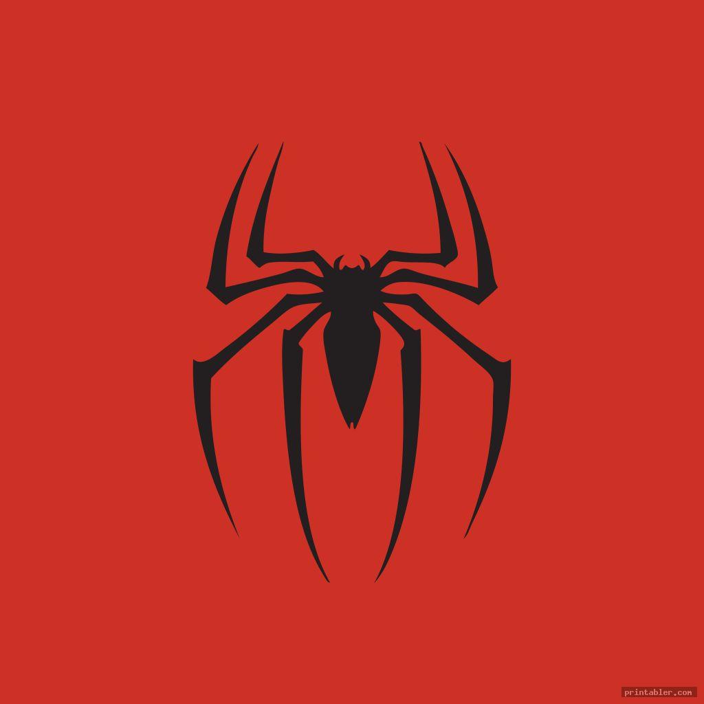 spiderman superhero logos printable