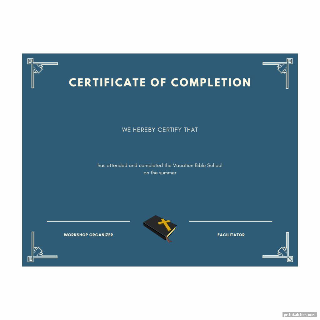 vbs certificate templates printable image free